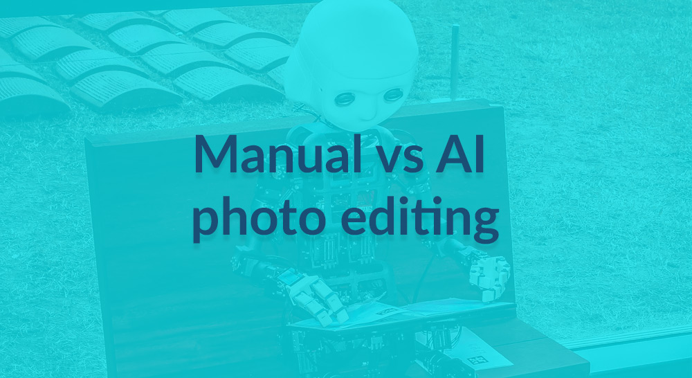 Manual vs AI photo editing